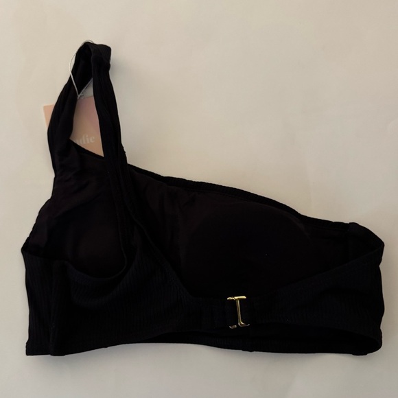 Andie Swim, The Wynwood‎ One Shoulder Bikini Top, Black, Size S, NWT - Picture 6 of 9